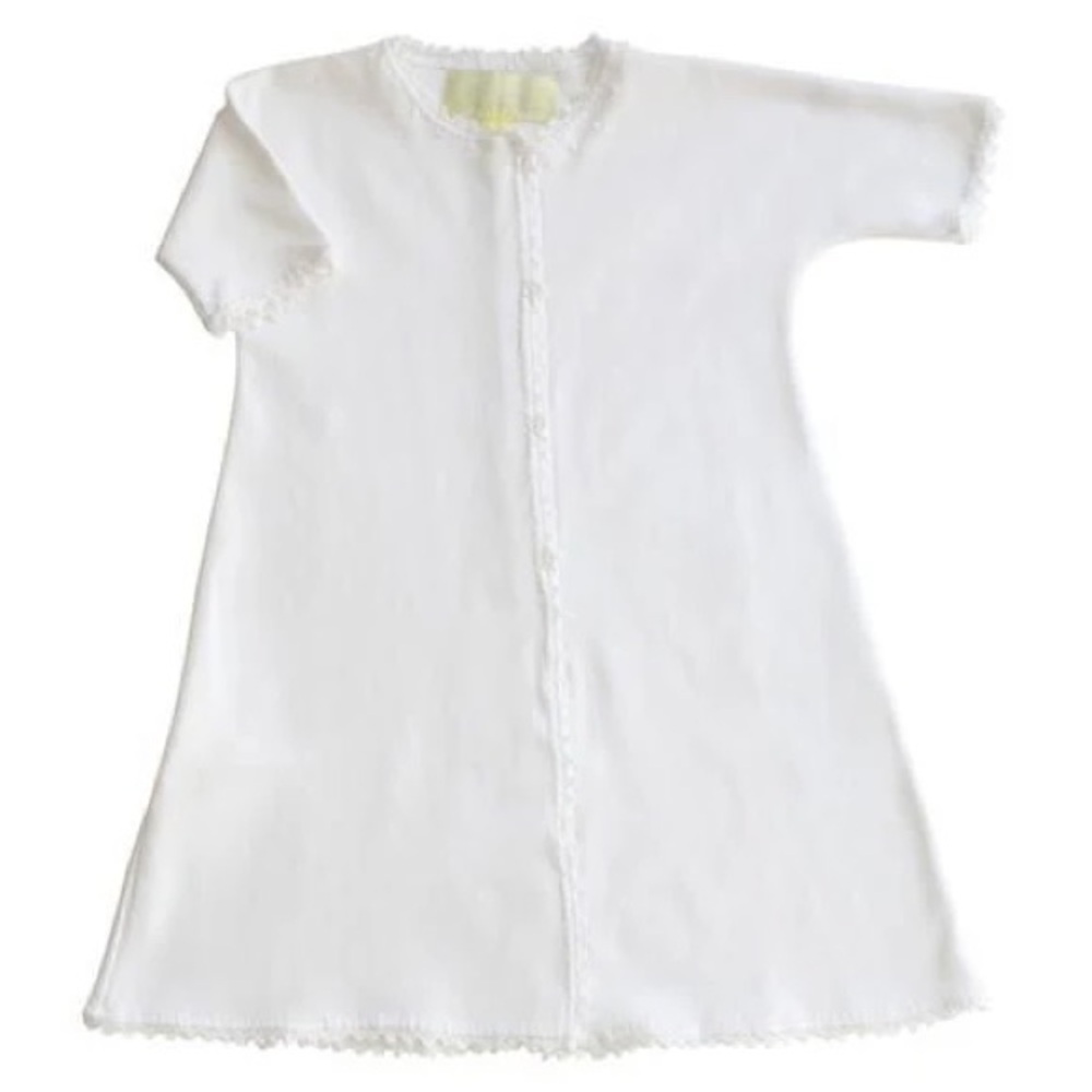 White Jersey Day Gown